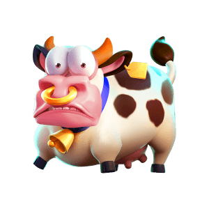 - สัญลักษณ์ วัว ของสล็อต Farm Invaders