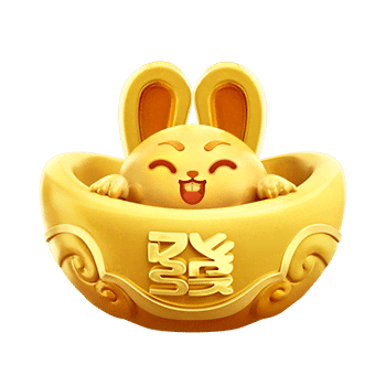 - สัญลักษณ์ Gold Rabbit สล็อต Fortune Rabbit
