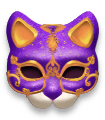 - สัญลักษณ์ หน้ากากแมว สล็อต Mask Carnival