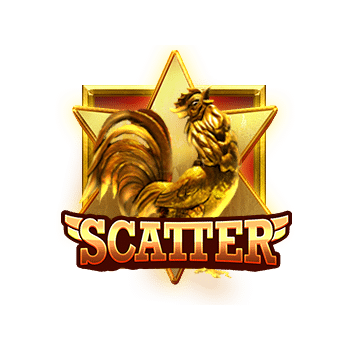- สัญลักษณ์รูป Scatter Symbol สล็อต Rooster Rumble