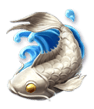 - สัญลักษณ์ ปลาสีเงิน ของสล็อต Dragon Legend
