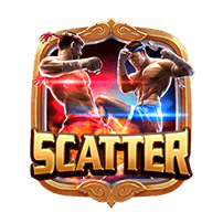 - สัญลักษณ์รูป Scatter Symbol ของสล็อต Muay Thai Champion