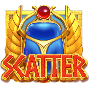 - สัญลักษณ์รูป Scatter Symbol ของเกม Secret of Cleopatra