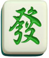 - สัญลักษณ์ ลูกเต๋าอักษรจีนเขียว ของสล็อต Mahjong Ways