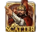 - สัญลักษณ์รูป Scatter Symbol สล็อต Ancient Rome Deluxe