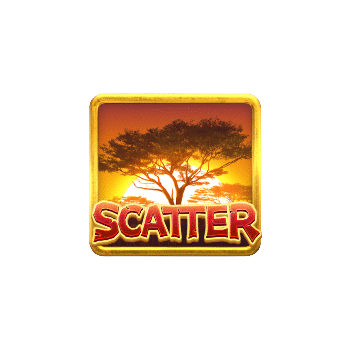 - สัญลักษณ์รูป Scatter Symbol ของสล็อต Safari Wilds